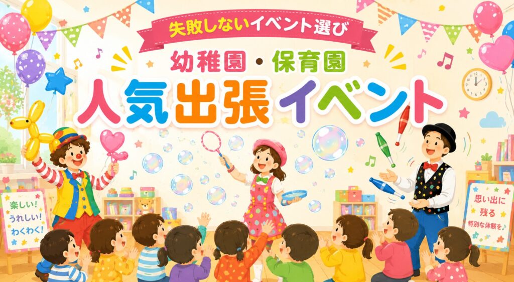 幼稚園・保育園　人気出張イベント